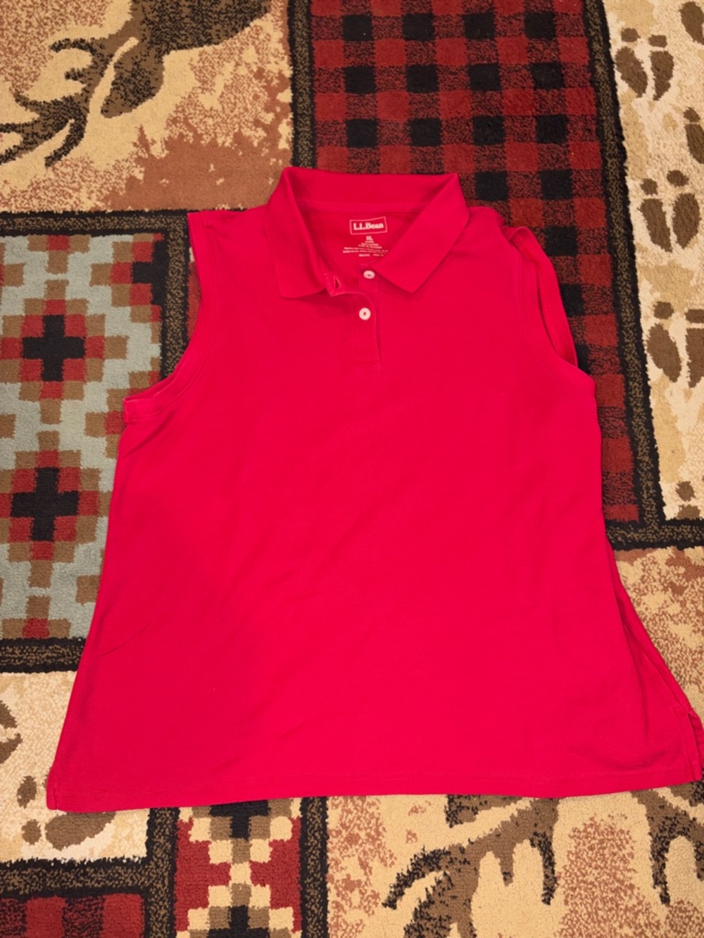 Women’s vintage LL Bean cotton sleeveless top